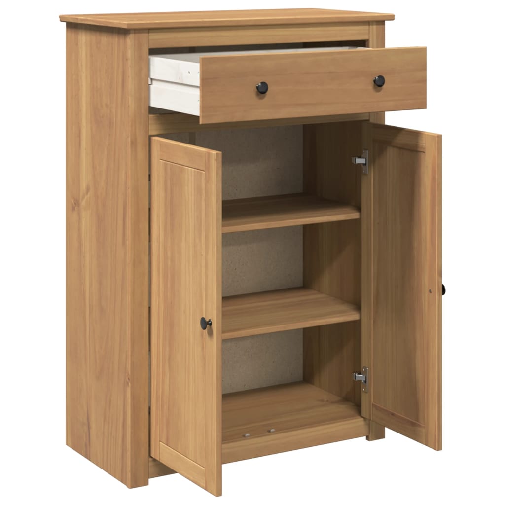 Dulap De Vinuri „Panama”, 80X40X114 Cm, Lemn Masiv De Pin