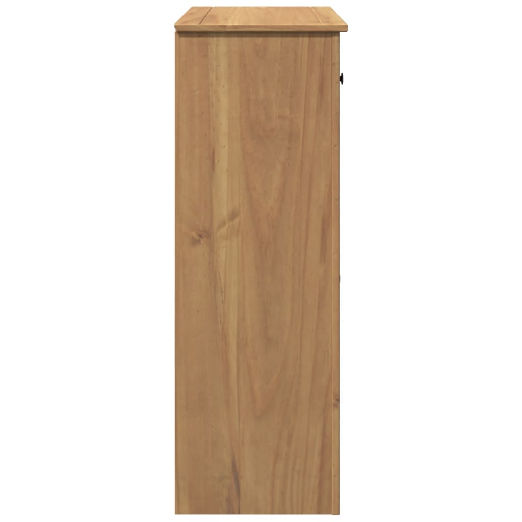 Dulap De Vinuri „Panama”, 80X40X114 Cm, Lemn Masiv De Pin