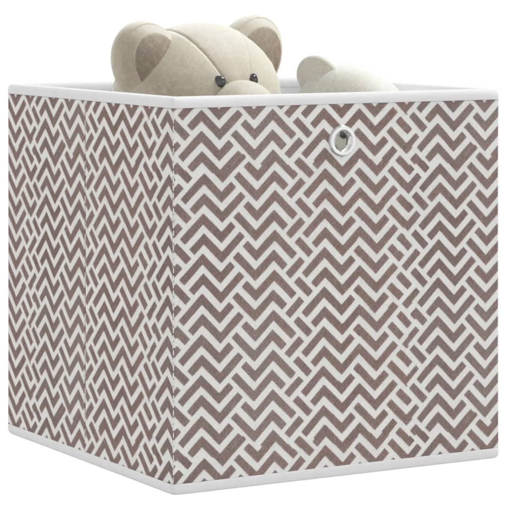 Cutii Depozitare Pliabile 10Buc. 32X32X32Cm Textil Nețesut