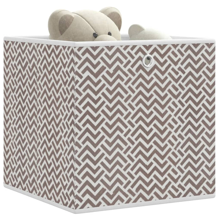 Cutii Depozitare Pliabile 10Buc. 32X32X32Cm Textil Nețesut