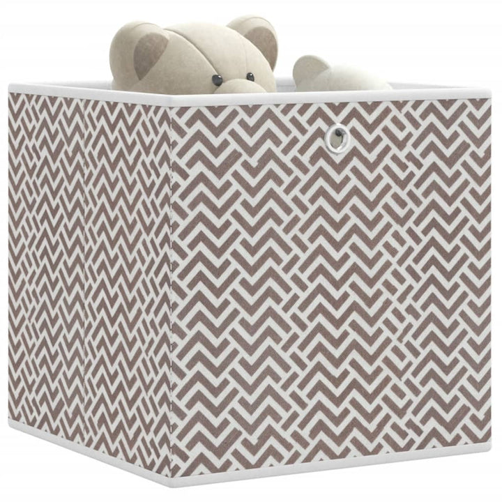 Cutii Depozitare Pliabile 10Buc. 32X32X32Cm Textil Nețesut