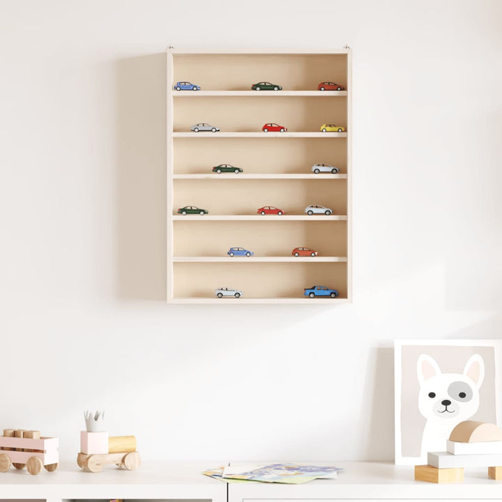 Vitrina De Colecție Din Lemn Cu 6 Rafturi 40X8,5X55 Cm