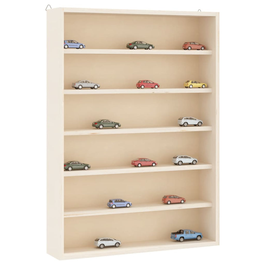 Vitrina De Colecție Din Lemn Cu 6 Rafturi 40X8,5X55 Cm