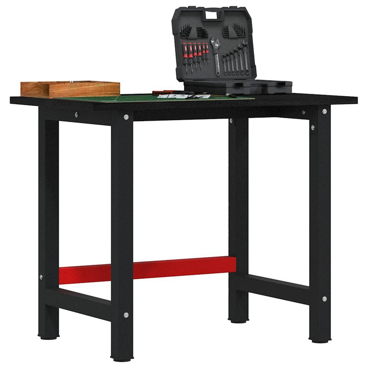 Banc Lucru 140X60X81,5 Cm Lemn Masiv Stejar
