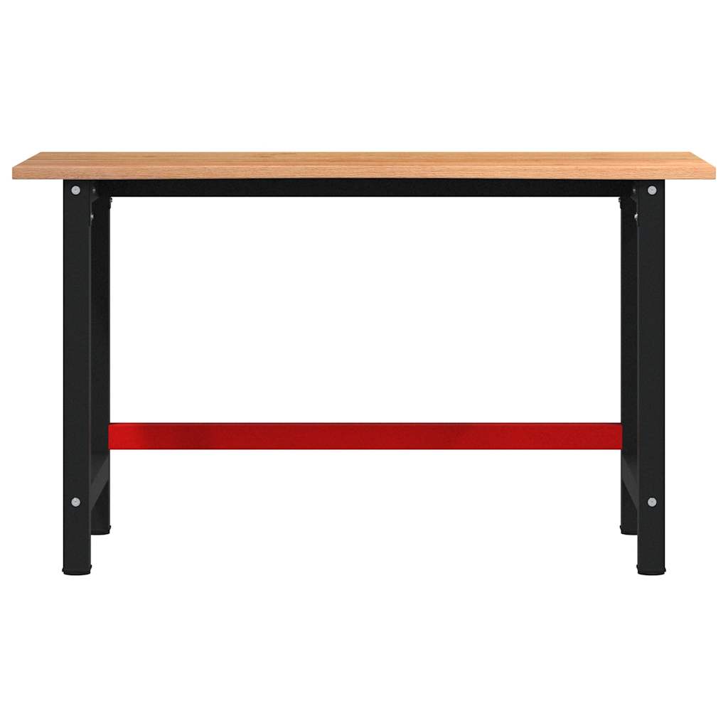 Banc Lucru 140X60X81,5 Cm Lemn Masiv Stejar
