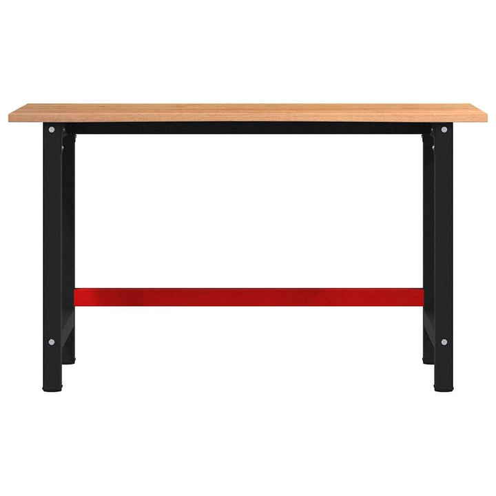 Banc Lucru 140X60X81,5 Cm Lemn Masiv Stejar