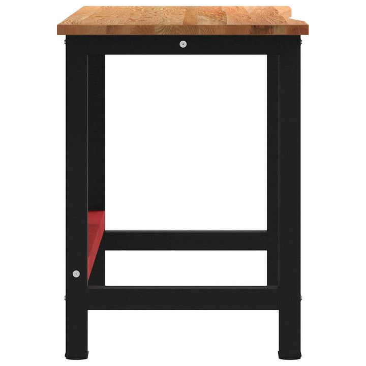 Banc Lucru 140X60X81,5 Cm Lemn Masiv Stejar