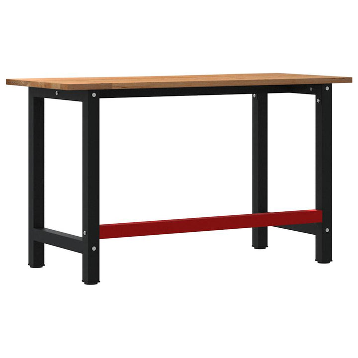 Banc Lucru 140X60X81,5 Cm Lemn Masiv Stejar