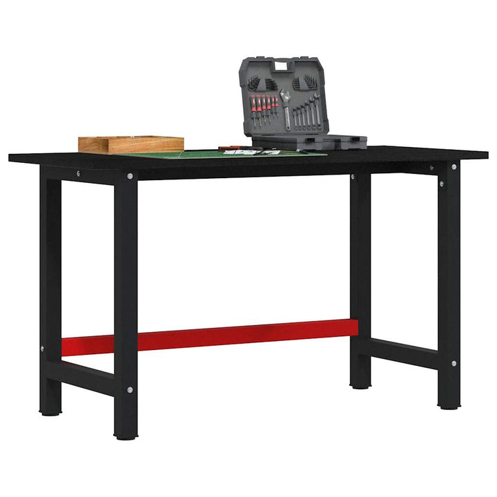 Banc Lucru 140X60X81,5 Cm Lemn Masiv Stejar