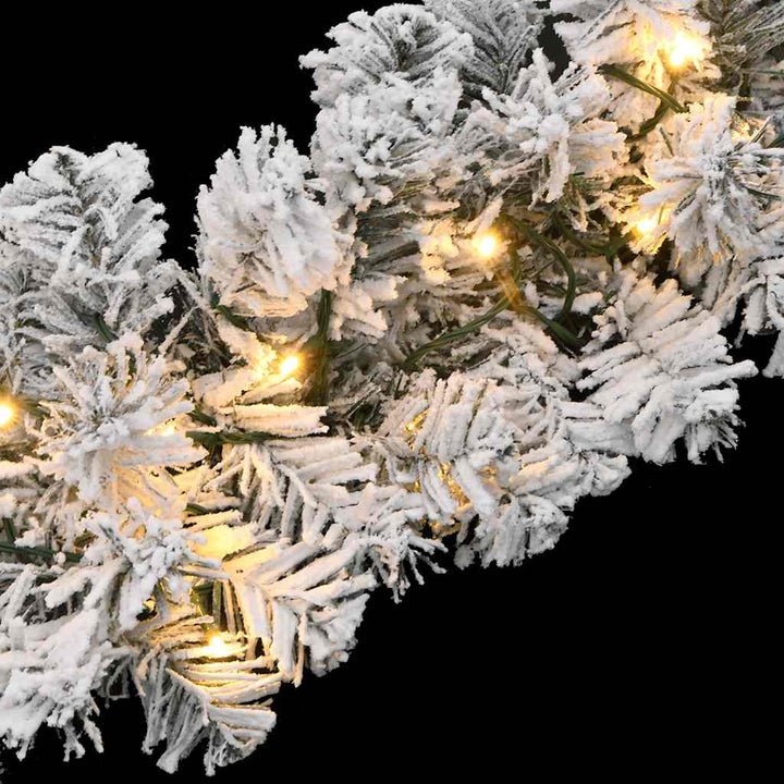 Ghirlandă De Crăciun Cu Lumini Led, Verde, 5 M, Pvc
