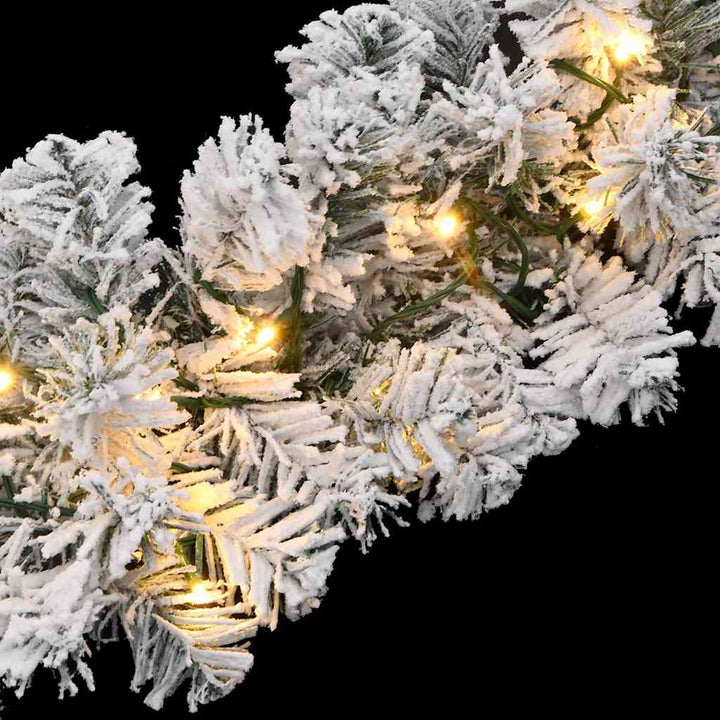 Ghirlandă De Crăciun Cu Lumini Led, Verde, 10 M, Pvc