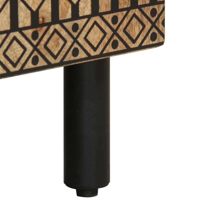 Set Mobilier De Baie, 2 Piese, Lemn Masiv De Mango
