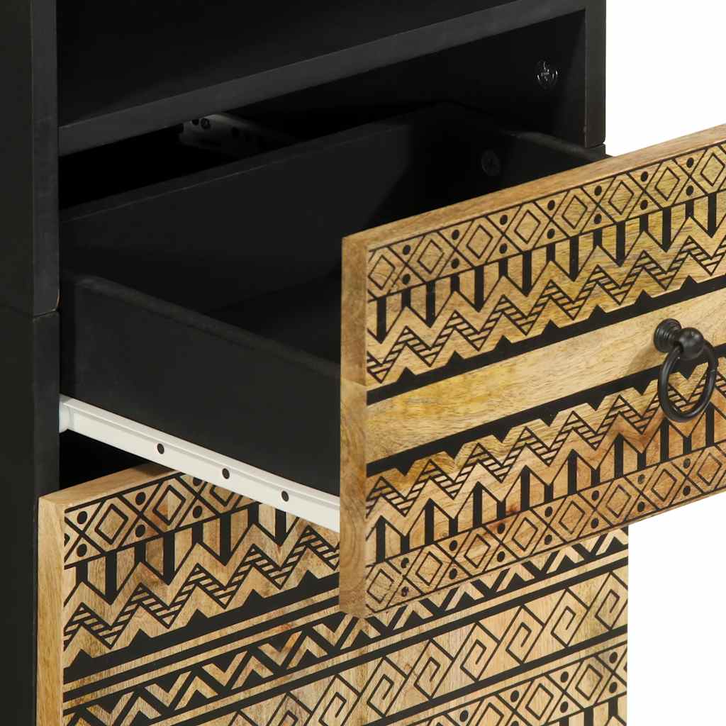 Set Mobilier De Baie, 3 Piese, Lemn Masiv De Mango