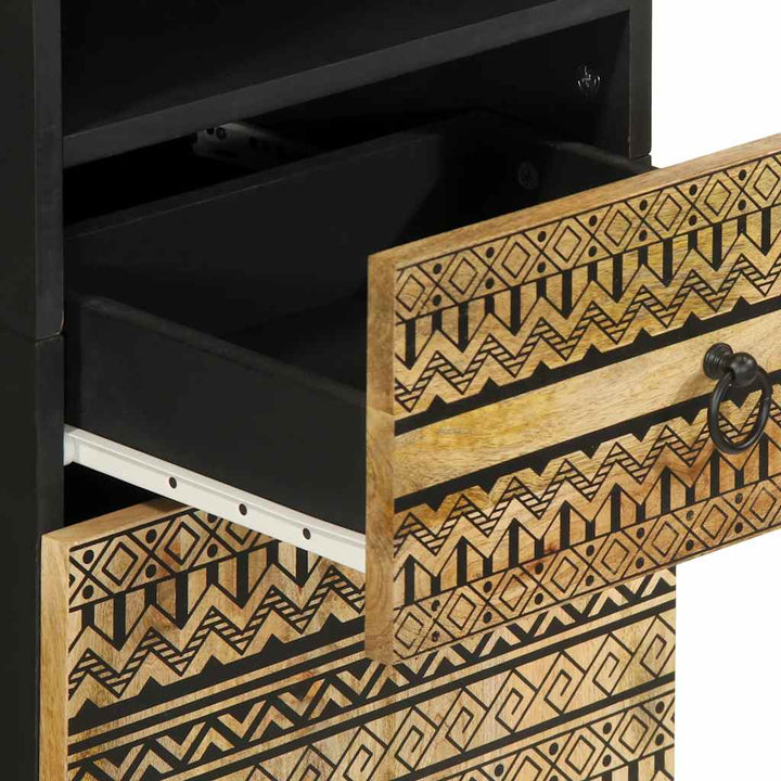 Set Mobilier De Baie, 3 Piese, Lemn Masiv De Mango