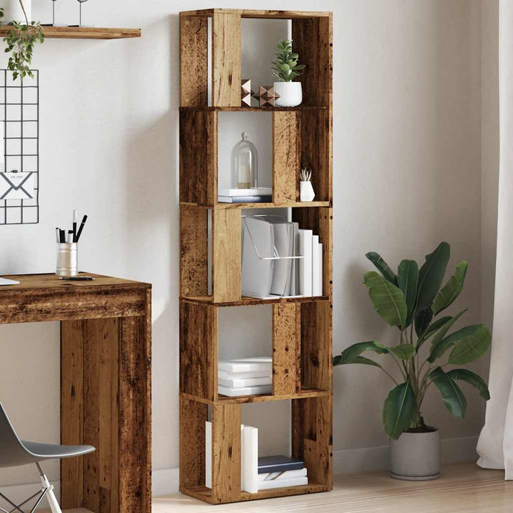 Bibliotecă, Lemn Vechi, 45X24X159 Cm, Lemn Prelucrat