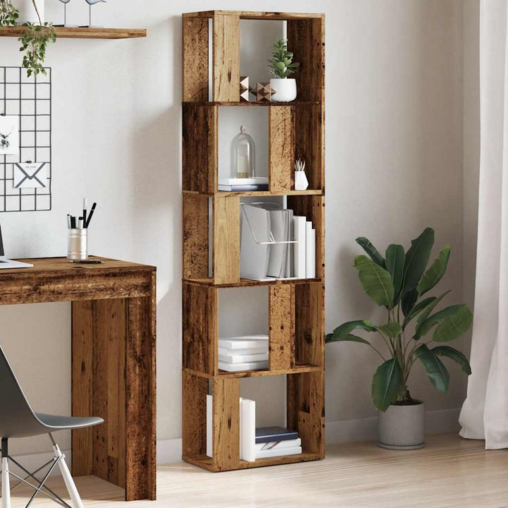 Bibliotecă, Lemn Vechi, 45X24X159 Cm, Lemn Prelucrat