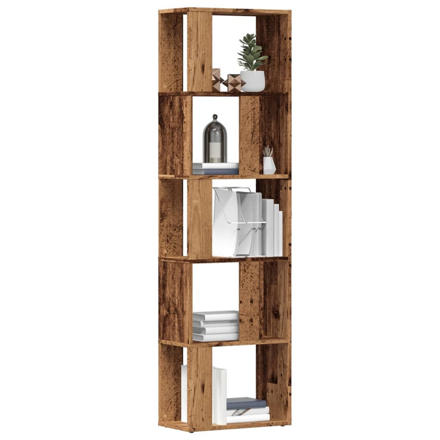 Bibliotecă, Lemn Vechi, 45X24X159 Cm, Lemn Prelucrat