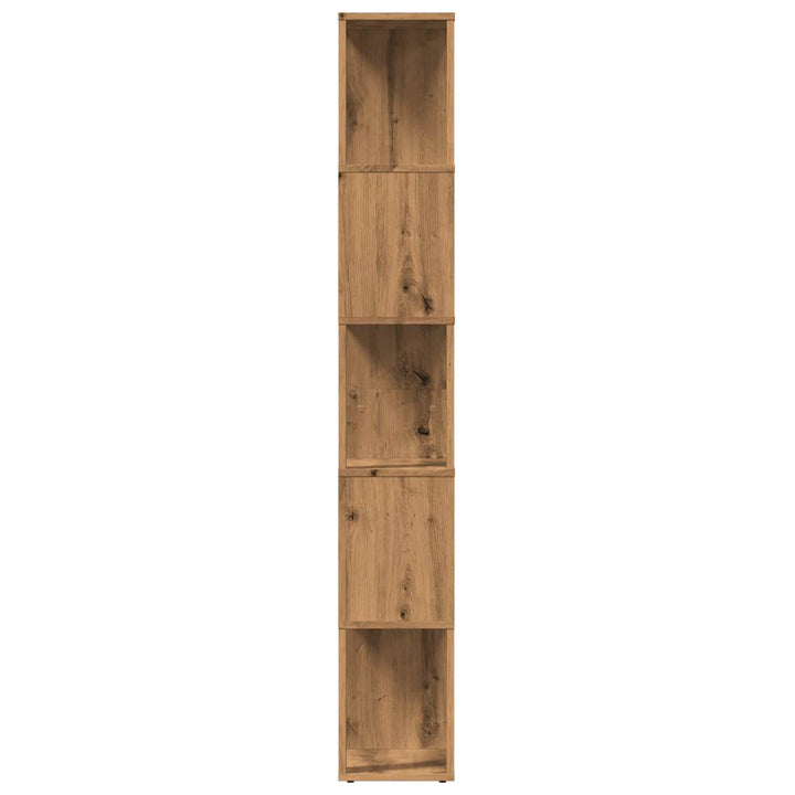 Bibliotecă, Stejar Artizanal, 45X24X159 Cm, Lemn Prelucrat