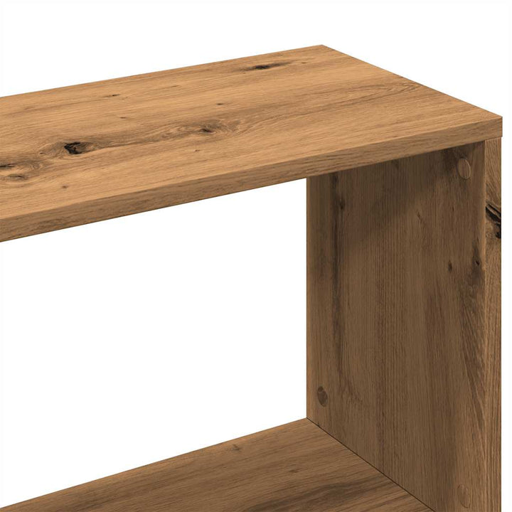 Bibliotecă, Stejar Artizanal, 45X24X159 Cm, Lemn Prelucrat