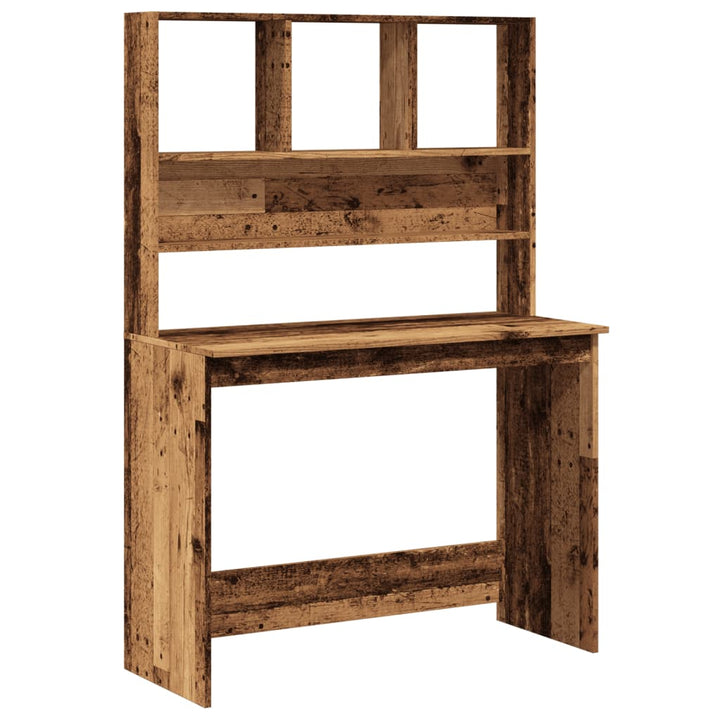 Birou Cu Rafturi, , 102X45X148 Cm, Lemn Compozit