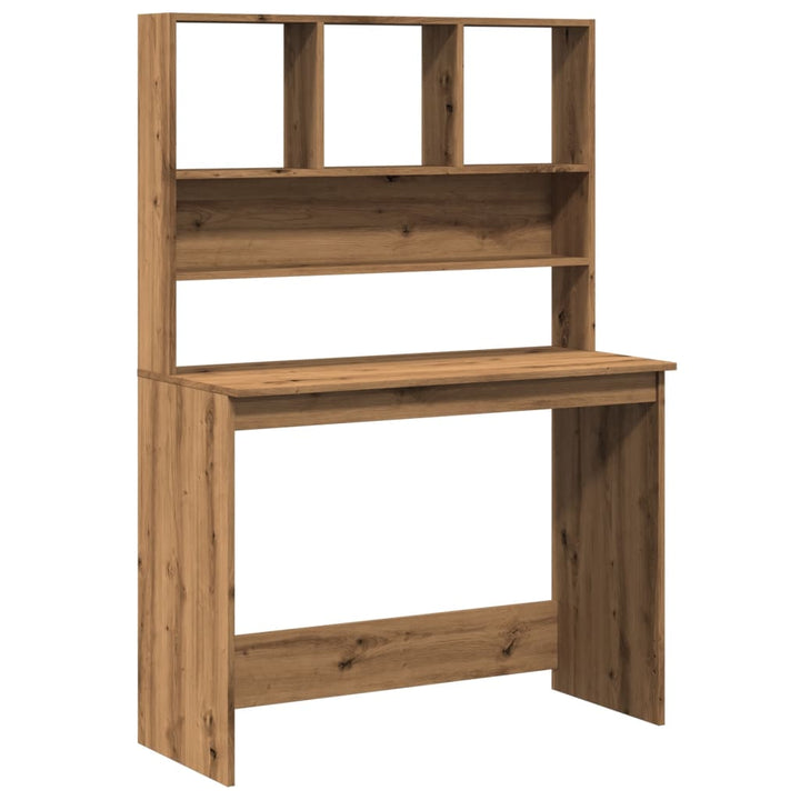 Birou Cu Rafturi, , 102X45X148 Cm, Lemn Compozit