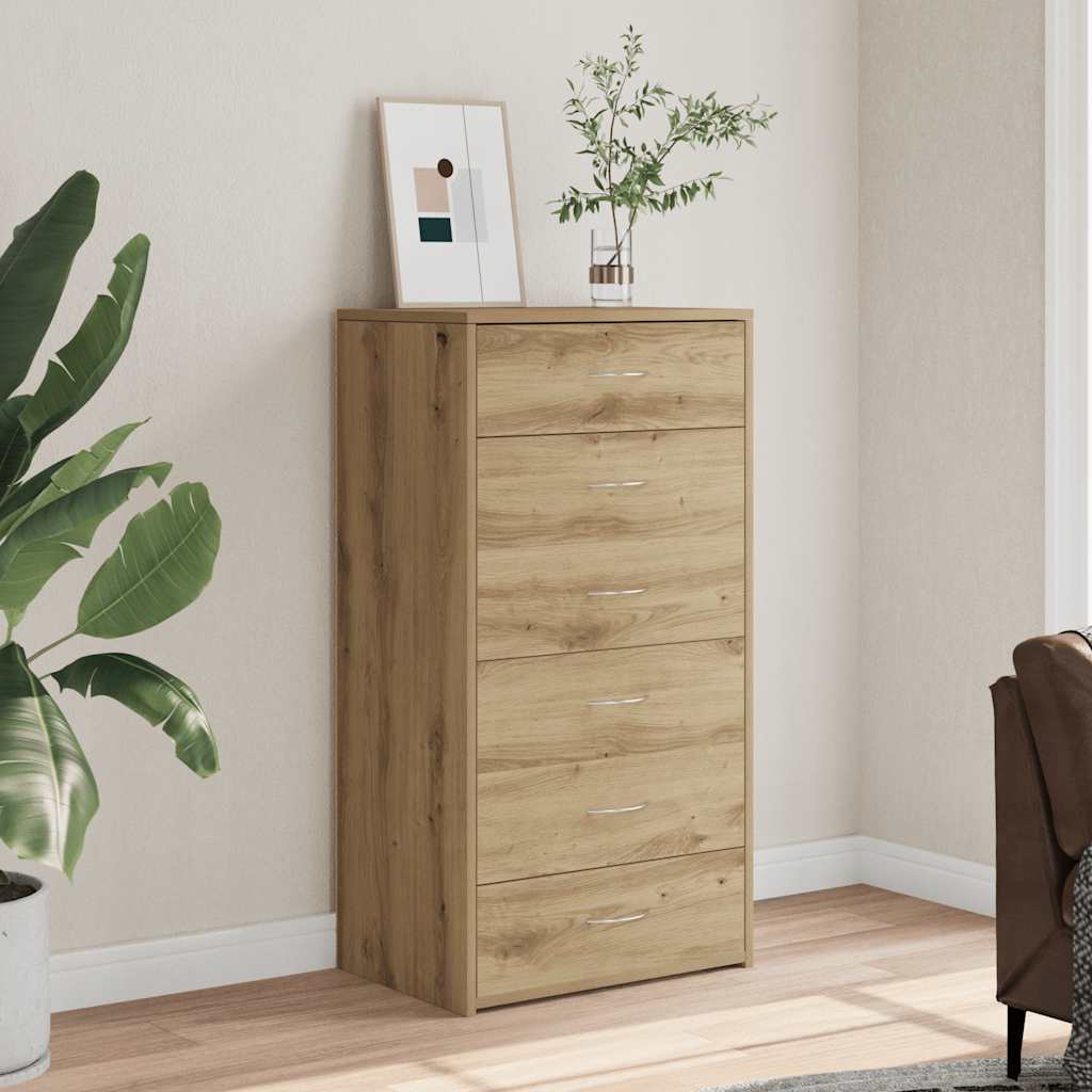 Dulap Cu 6 Sertare, , 50X34X96 Cm, Lemn Prelucrat