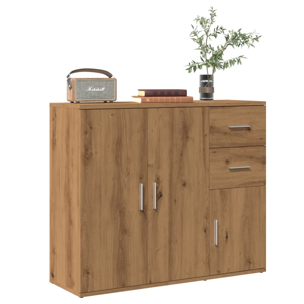 Servantă, Stejar Maro, 91X29,5X75 Cm, Lemn Prelucrat