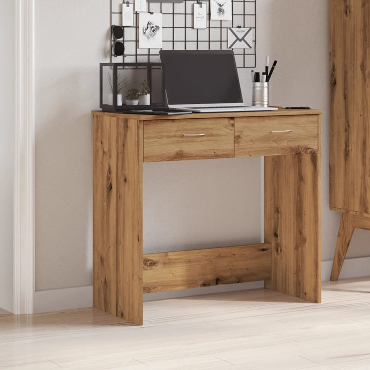 Birou, Stejar Fumuriu, 80X40X75 Cm, Lemn Prelucrat