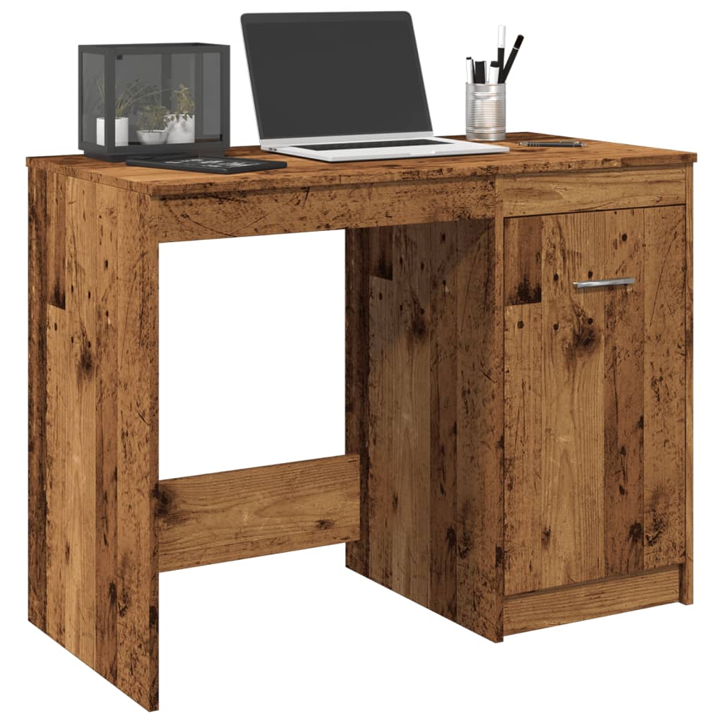 Birou, Gri Sonoma, 100X50X76 Cm, Lemn Prelucrat