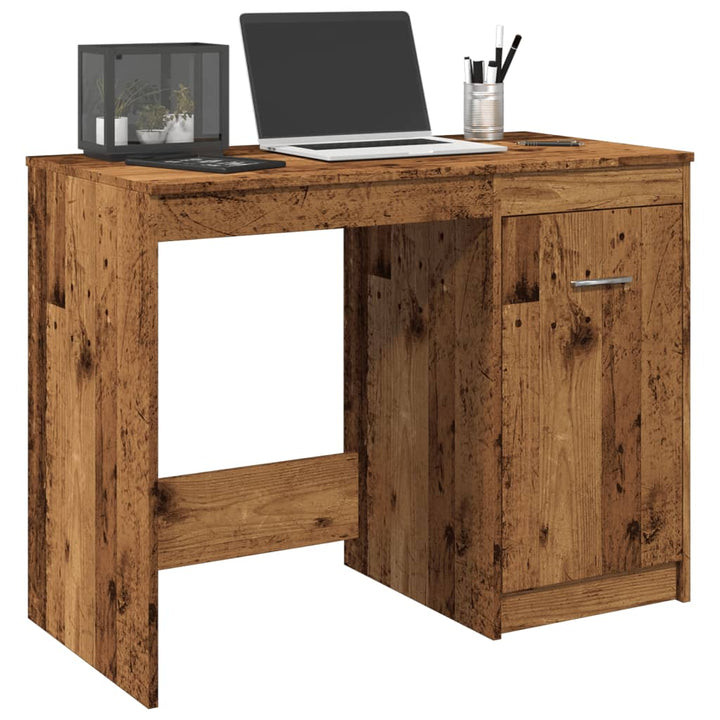Birou, Gri Sonoma, 100X50X76 Cm, Lemn Prelucrat