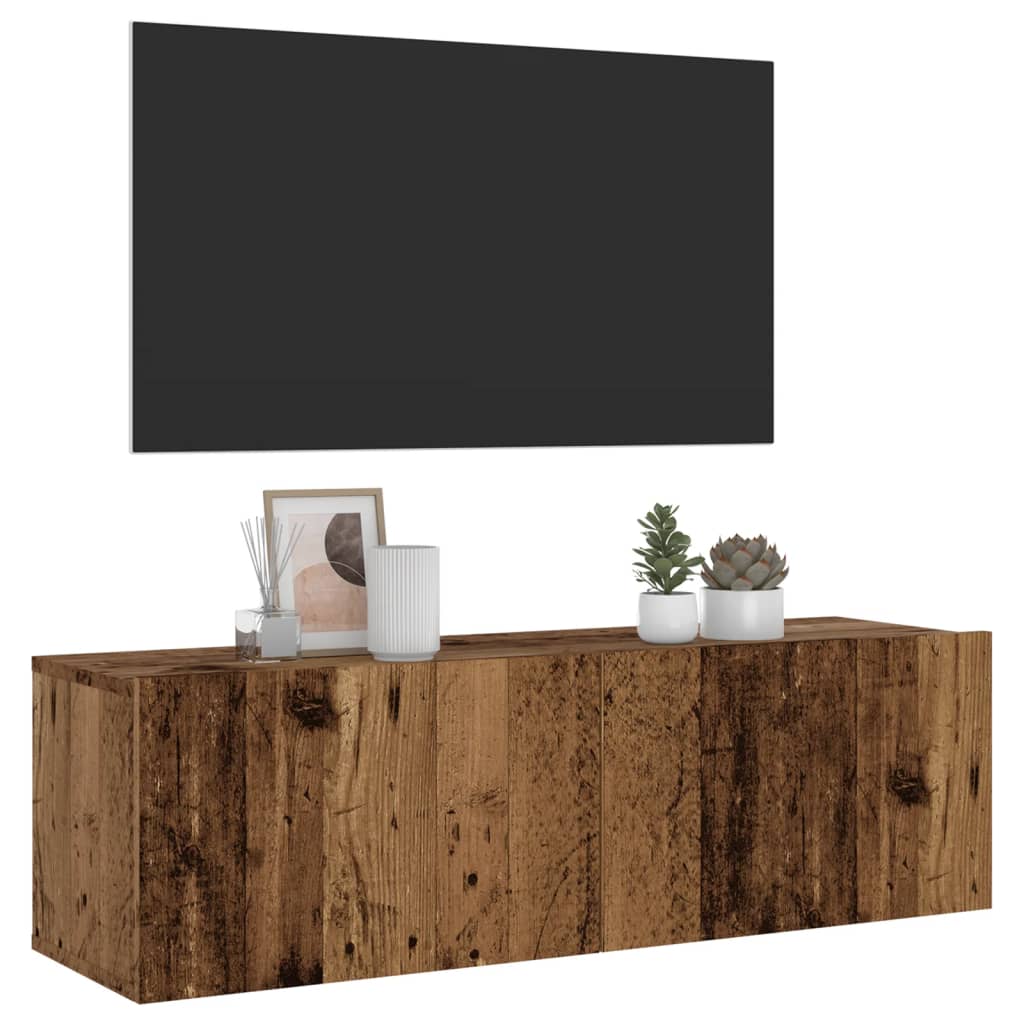 Dulap Tv De Perete, , 120X30X30 Cm, Lemn Prelucrat