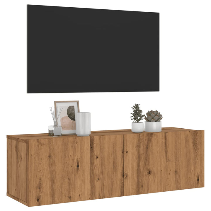 Dulap Tv De Perete, , 120X30X30 Cm, Lemn Prelucrat