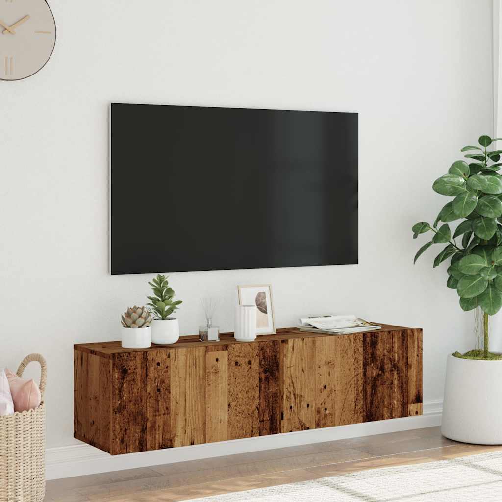Dulap Tv De Perete, , 120X30X30 Cm, Lemn Prelucrat