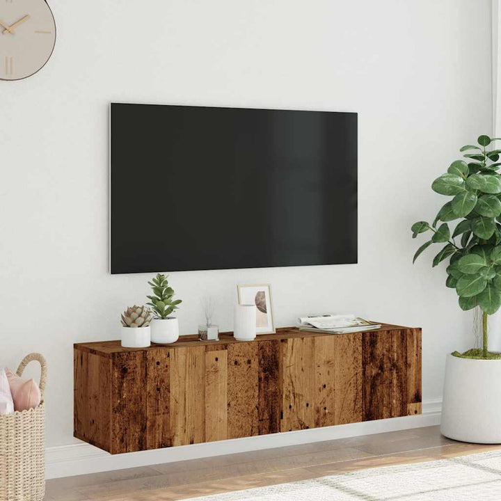 Dulap Tv De Perete, , 120X30X30 Cm, Lemn Prelucrat