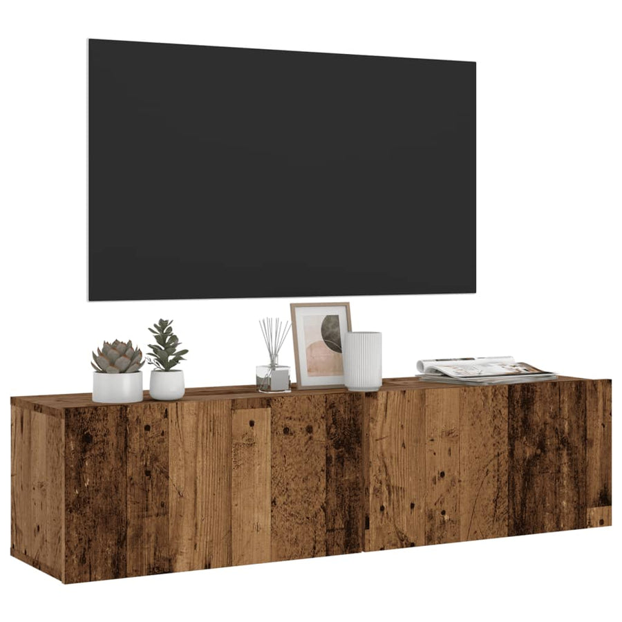 Dulap Tv De Perete, , 120X30X30 Cm, Lemn Prelucrat