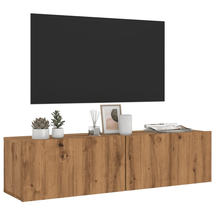 Dulap Tv De Perete, , 120X30X30 Cm, Lemn Prelucrat