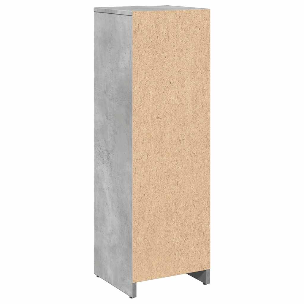 Dulap De Baie, Gri Beton, 30 X 30 X 95 Cm, Pal