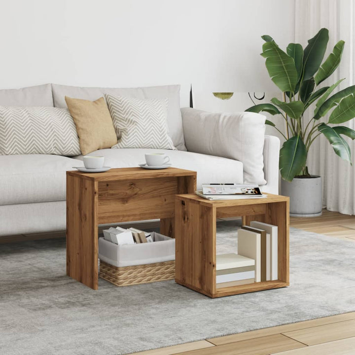 Set Măsuțe De Cafea, , 48X30X45 Cm, Lemn Prelucrat