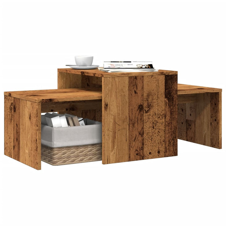 Set Măsuțe De Cafea, , 100X48X40Cm, Lemn Prelucrat