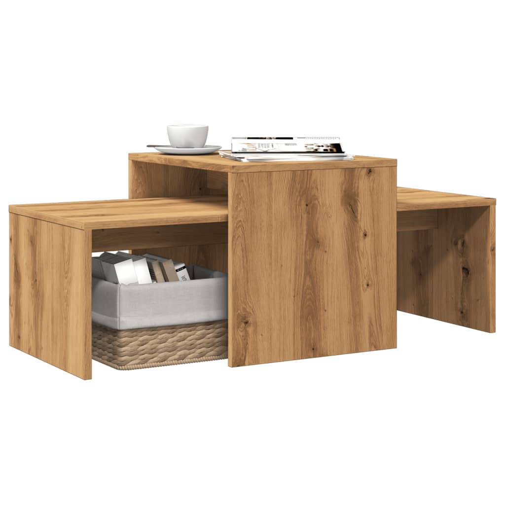 Set Măsuțe De Cafea, , 100X48X40Cm, Lemn Prelucrat