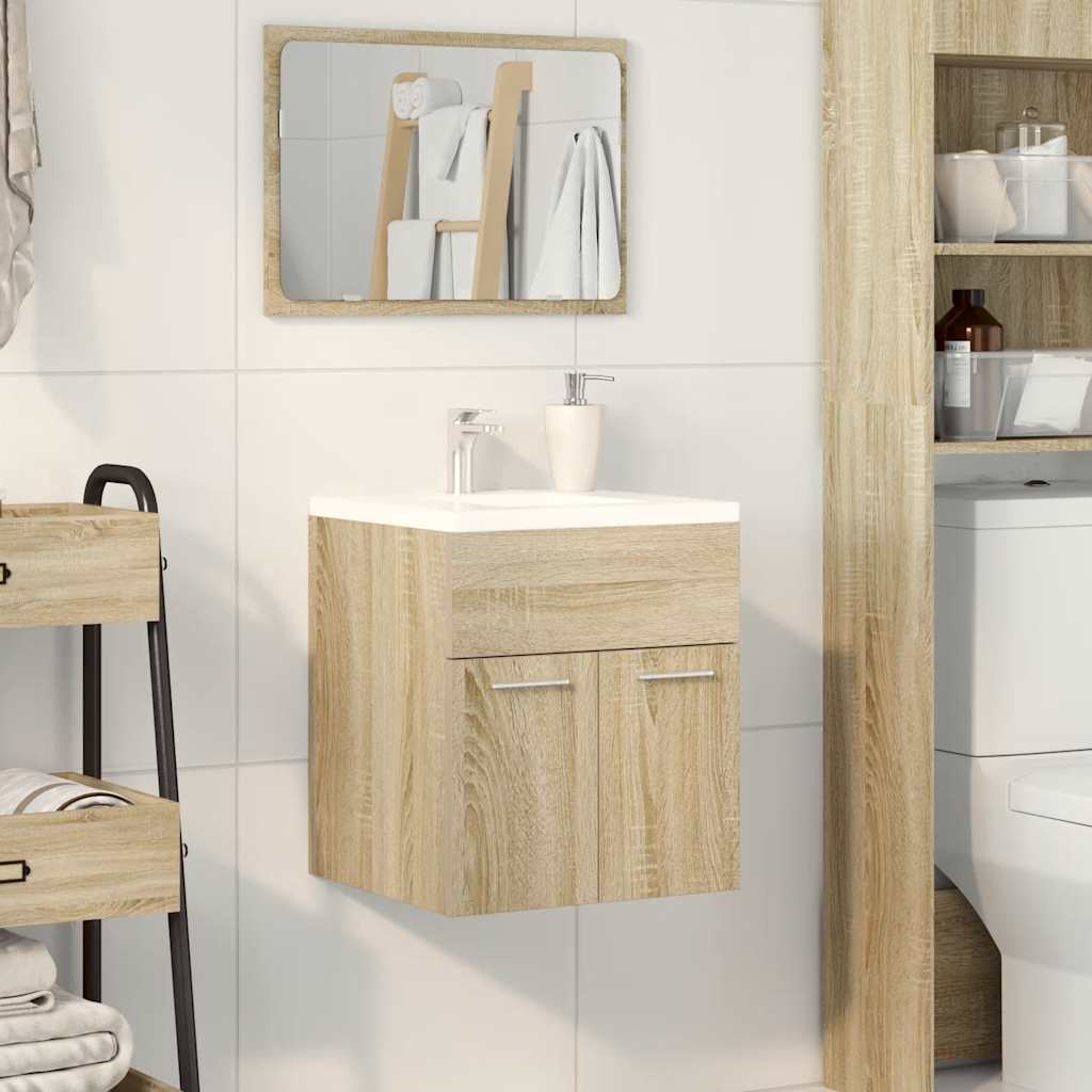 Dulap Chiuvetă Baie, Stejar Sonoma 41X38,5X46 Cm Lemn Prelucrat