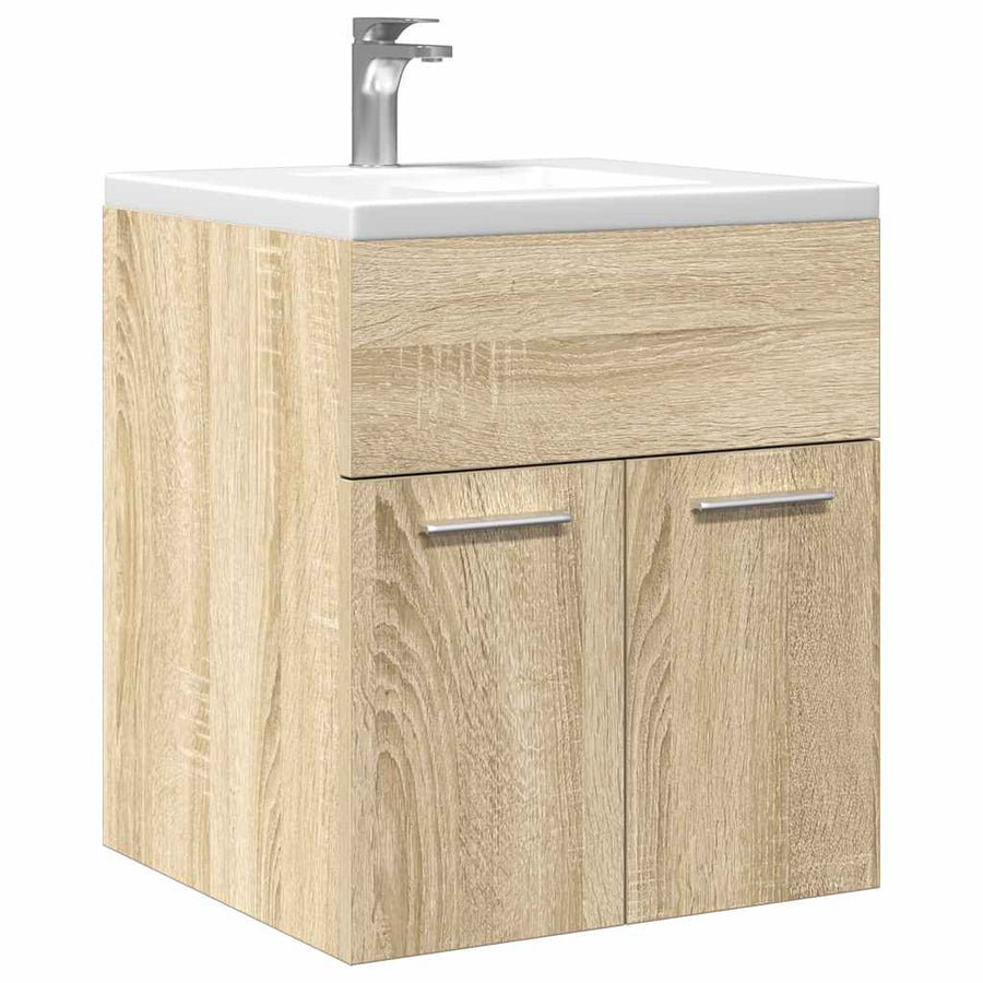 Dulap Chiuvetă Baie, Stejar Sonoma 41X38,5X46 Cm Lemn Prelucrat