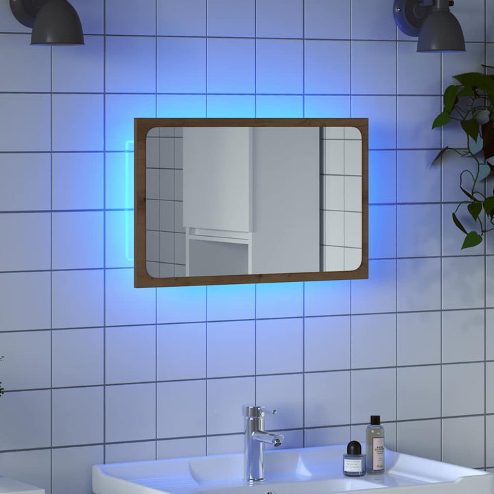 Oglindă De Baie Cu Led, , 60X8,5X37 Cm, Acril