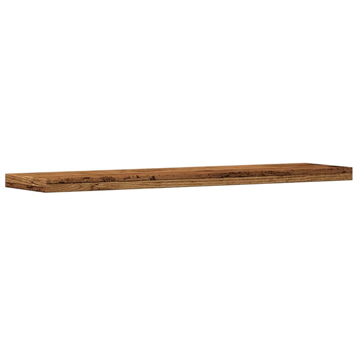 Rafturi Perete 4 Buc., Lemn Vechi, 40X10X1,5 Cm, Lemn Prelucrat