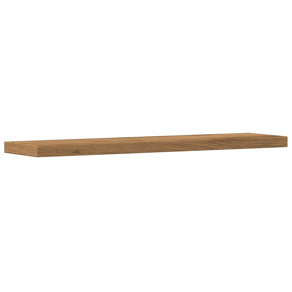Rafturi De Perete, 4 Buc., Stejar Artizanal, 40X10X1,5 Cm, Lemn