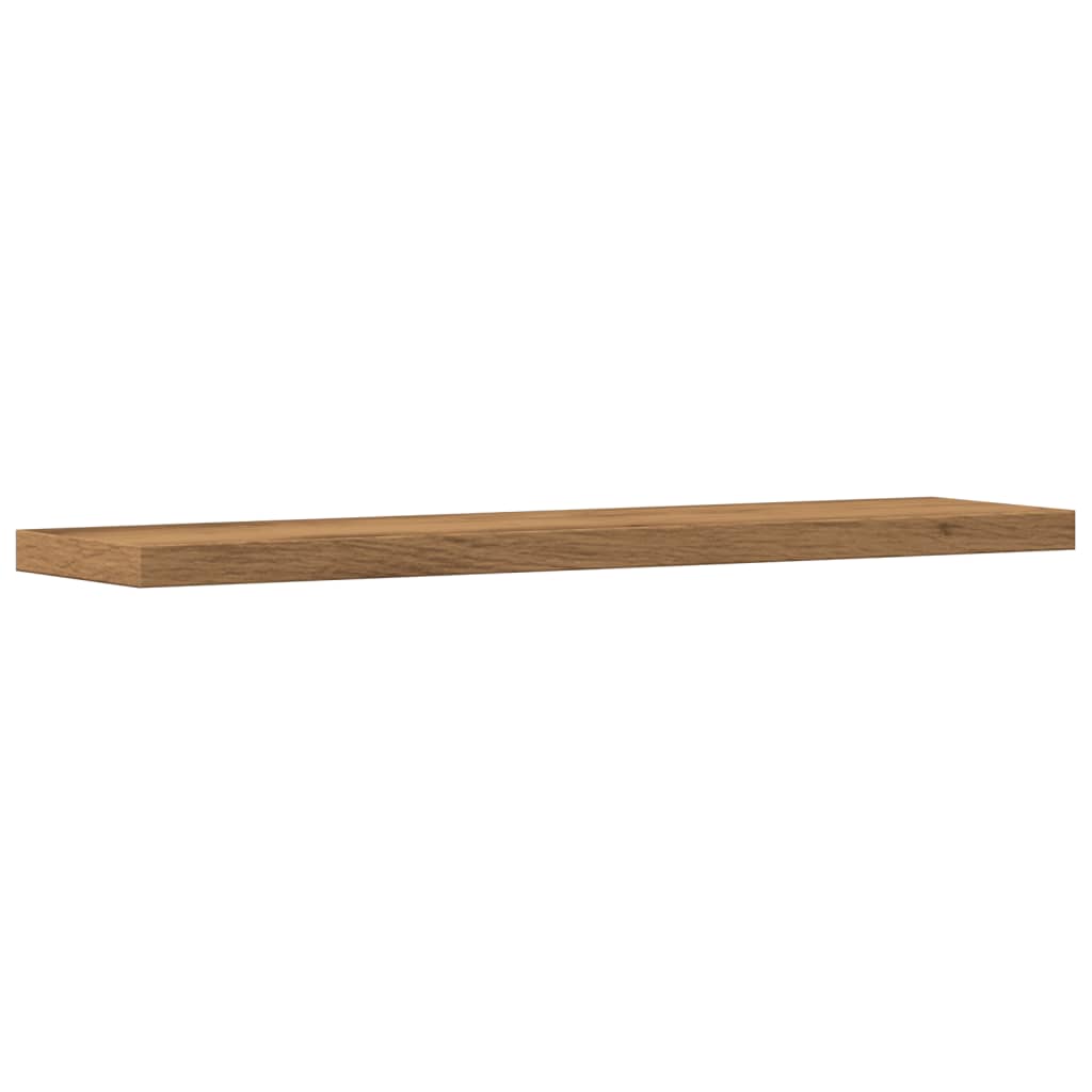 Rafturi De Perete, 4 Buc., Stejar Artizanal, 40X10X1,5 Cm, Lemn