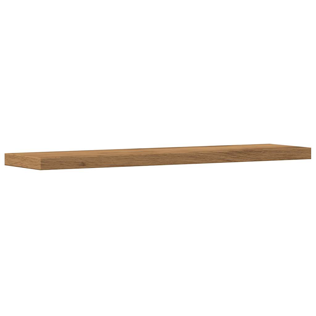 Rafturi De Perete, 4 Buc., Stejar Artizanal, 40X20X1,5 Cm, Lemn
