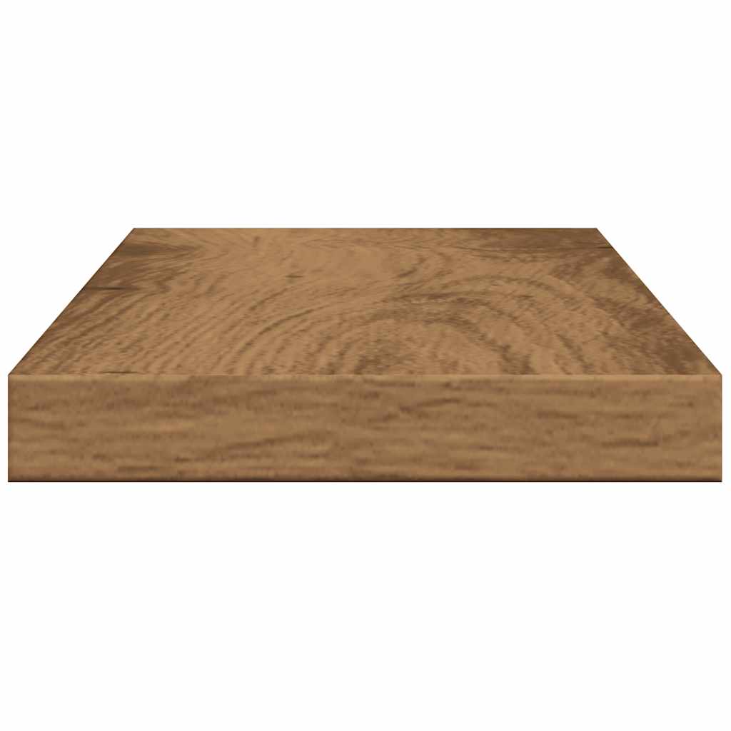 Rafturi De Perete, 4 Buc., Stejar Artizanal, 40X20X1,5 Cm, Lemn