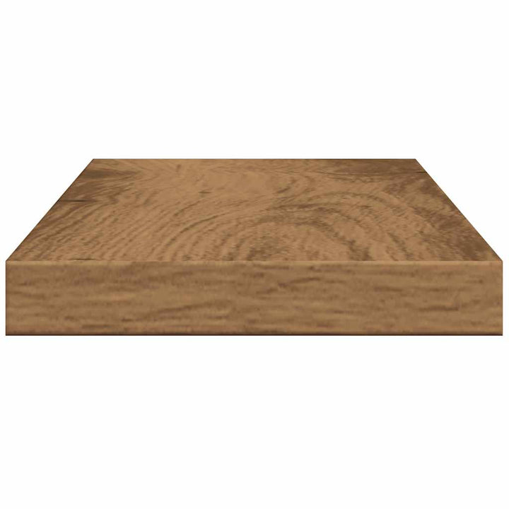 Rafturi De Perete, 4 Buc., Stejar Artizanal, 40X20X1,5 Cm, Lemn