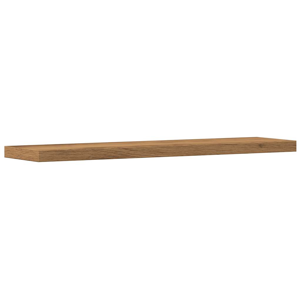 Rafturi De Perete, 4 Buc., Stejar Artizanal, 40X20X1,5 Cm, Lemn